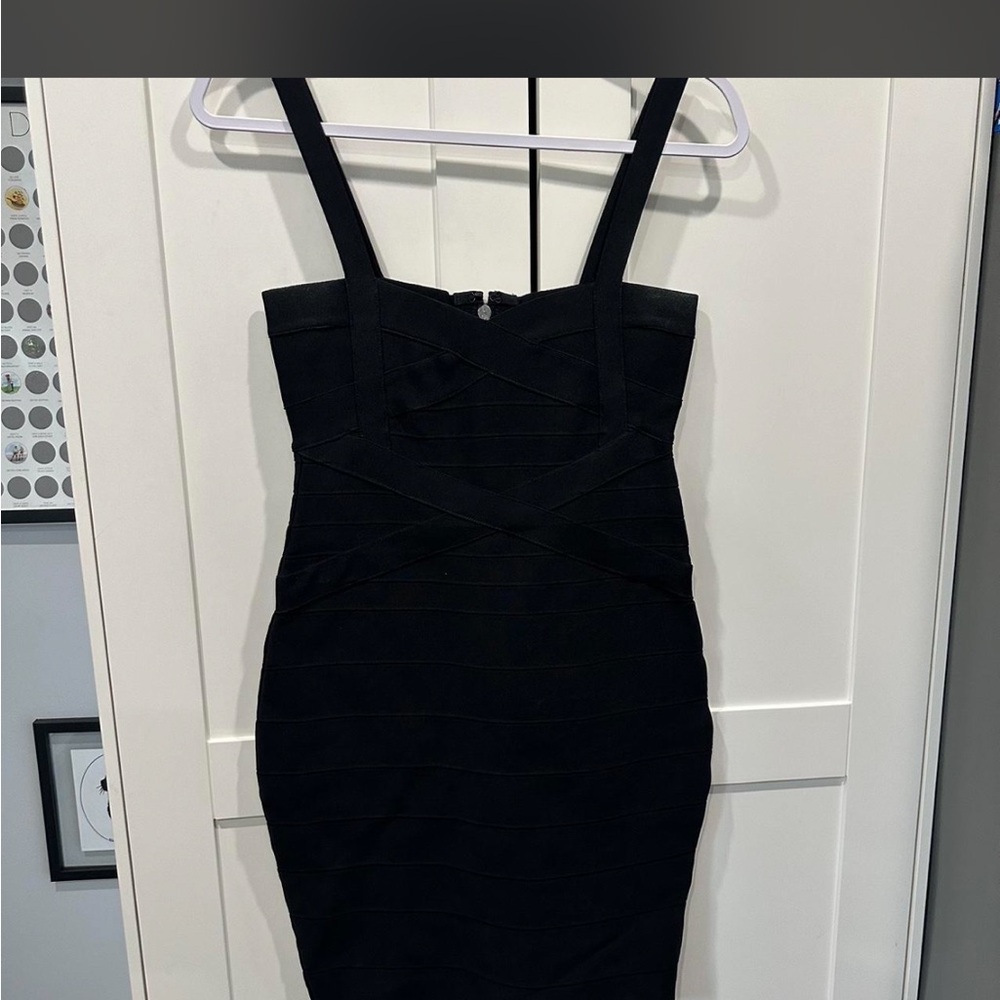 Elegant Black Bodycon Dress